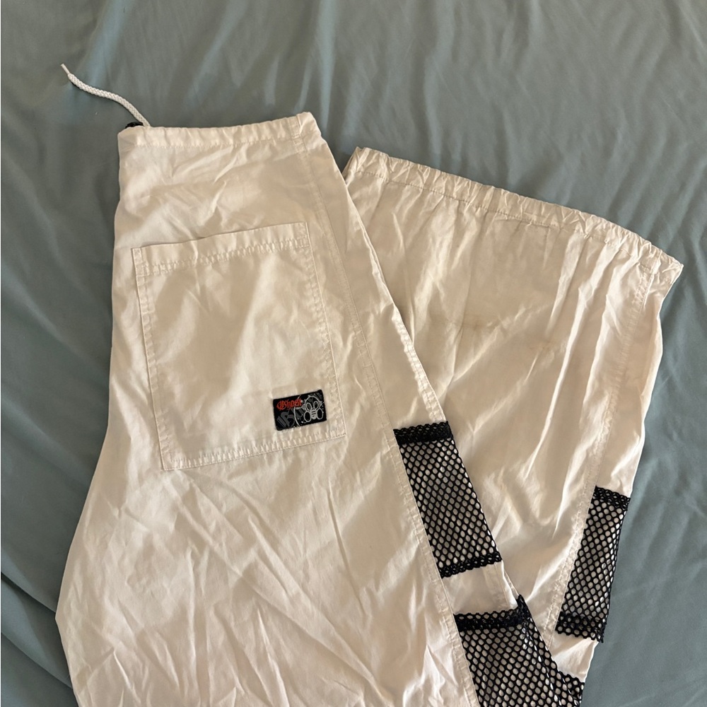 White Ghast Rave Pants